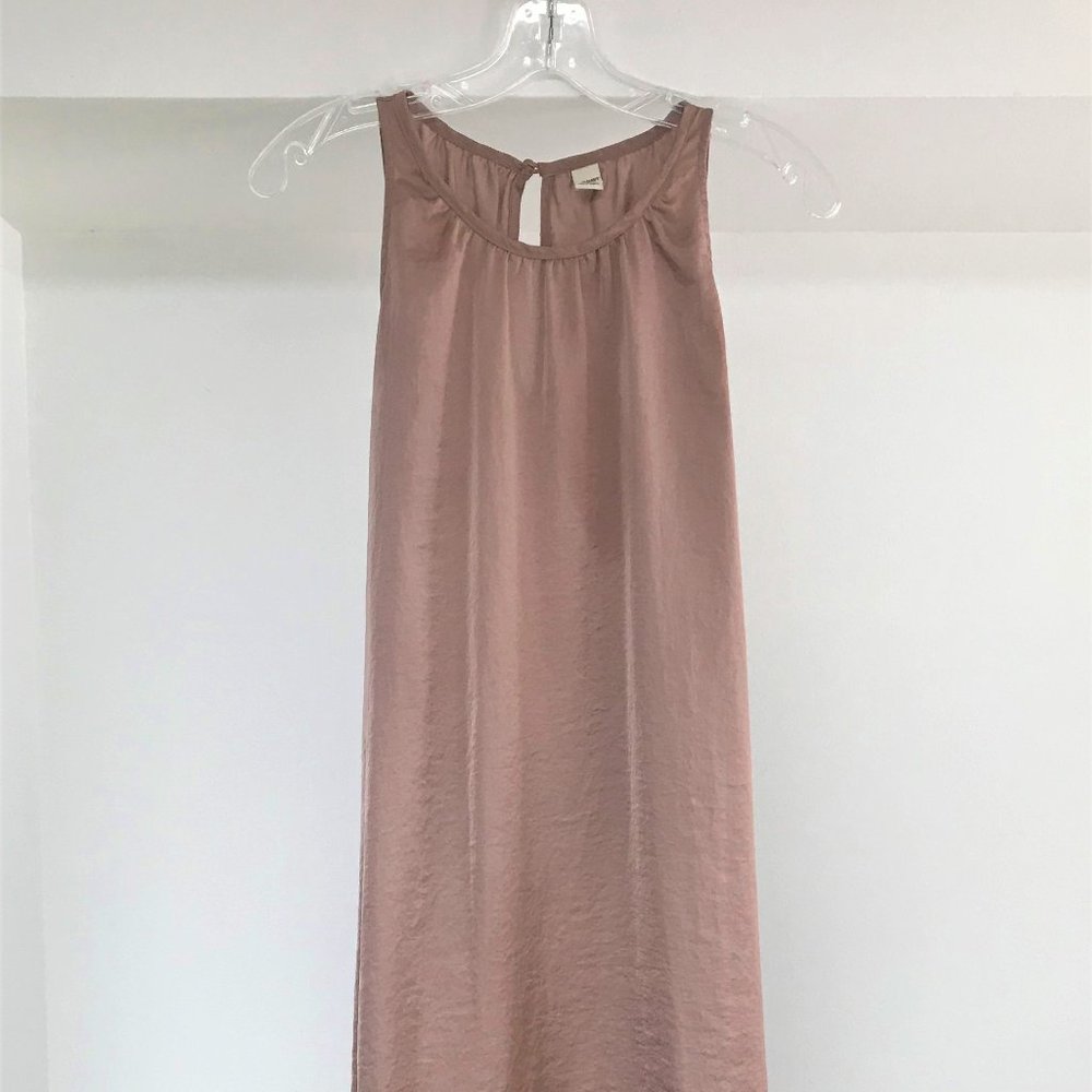 Old Navy Sleeveless Dusky Pink/Taupe Dress, Size S